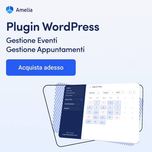 amelia tms plugin per wordpress